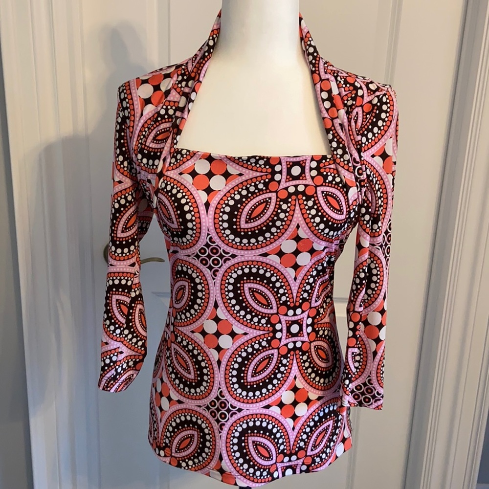 Cute Retro Style Summer Top. Size small